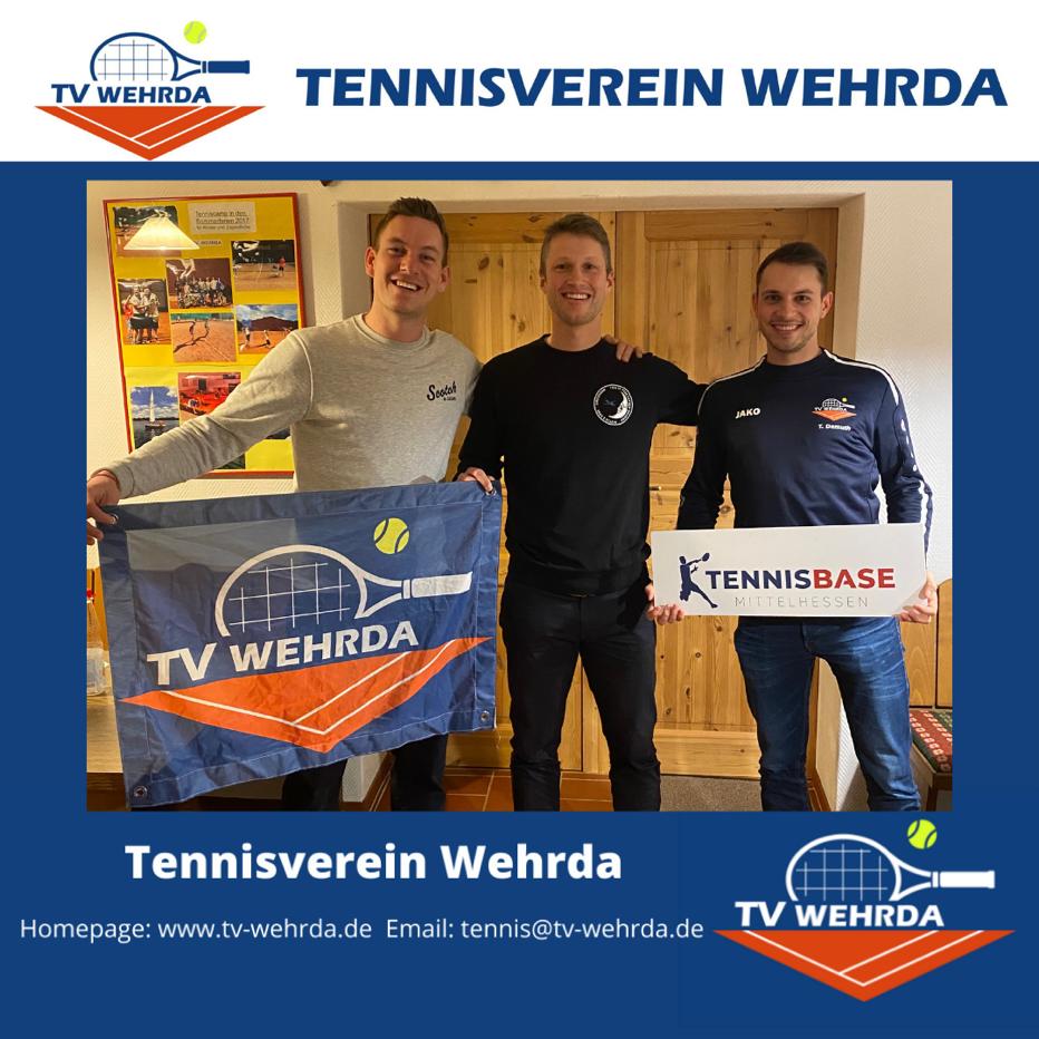Der TV Wehrda wird neuer Standort für die Tennisbase Mittelhessen mit dem Tennisprofi Steven Moneke