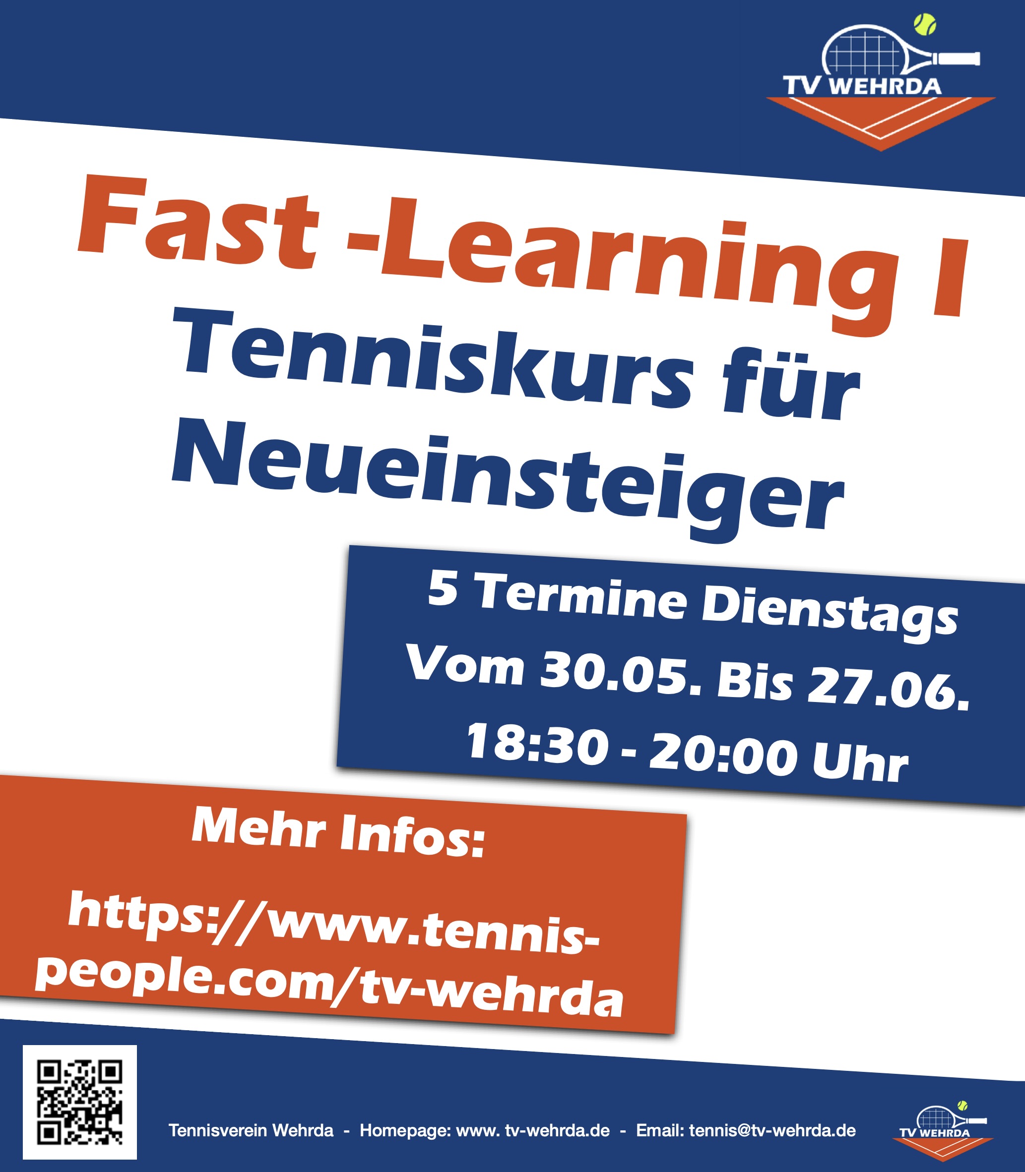 Neuer Fast Learning Kurs ab 30.05.