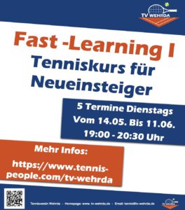 Neuer Fast Learning Kurs startet! – Jetzt anmelden!